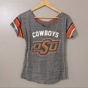 Women’s Oklahoma State studded tee